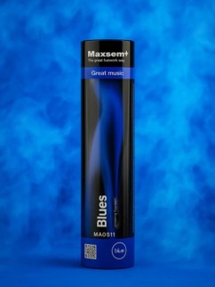 Цветной дым "Blues", синий, калибр 0,8", 60сек, 16см)