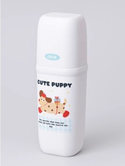 Контейнер для зубных щеток / кистей "Nice plaid", blue, пластик (7*5*20.5 см)