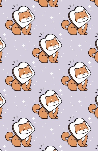 Держатель для карт Аниме «Many shiba inu sandwich» (6,5 х 10,4 см) 