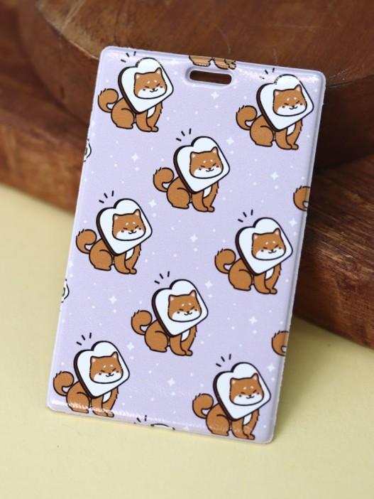 Держатель для карт Аниме «Many shiba inu sandwich» (6,5 х 10,4 см) 