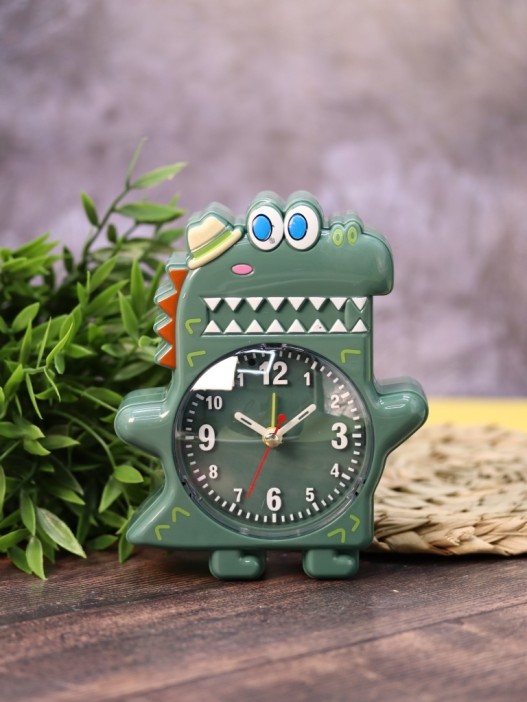 Часы-будильник «Funny crocodile», green 