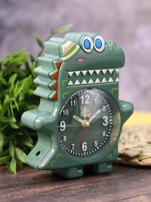 Часы-будильник «Funny crocodile», green 
