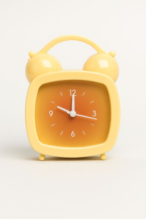 Часы-будильник «Jelly», yellow (10,5x13 см) 