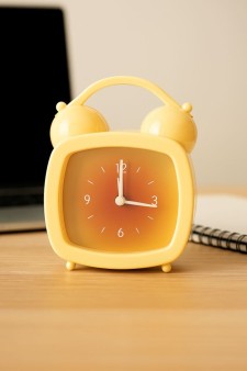 Часы-будильник «Jelly», yellow (10,5x13 см)