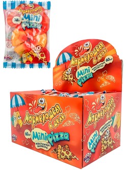 Жевательный мармелад «Мармеладсы в деле mini PIZZA», 60шт.