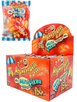 Жевательный мармелад «Мармеладсы в деле mini PIZZA», 60шт.