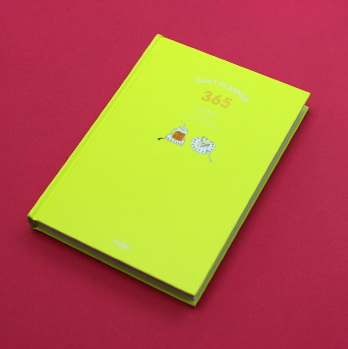 ПЛАННЕР "DAYLY PLANNER 365" иллюстрированный + стикеры (mix) 