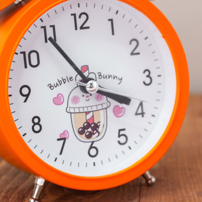 Часы-будильник "Funny drawing", orange 