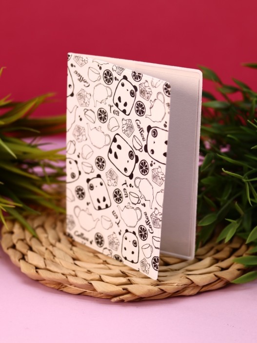 ОБЛОЖКА ДЛЯ ПАСПОРТА &quot;Tea Party&quot;, плотность 600 мкм 