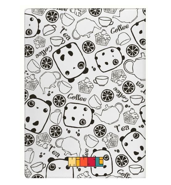 ОБЛОЖКА ДЛЯ ПАСПОРТА &quot;Tea Party&quot;, плотность 600 мкм 