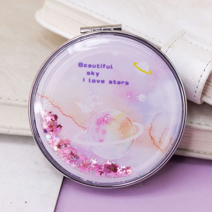 Набор зеркал &quot;Planet stars&quot;, шоу-бокс 12 шт. (4 цвета) 