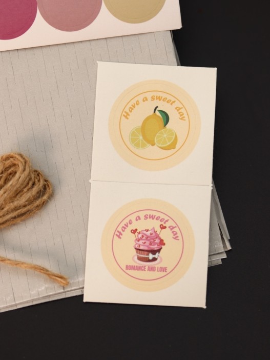 Упаковочный набор для подарков (2 листа+лента+открытка+5 наклеек)&quot;Nature&#039;s touch&quot;,40x50см 