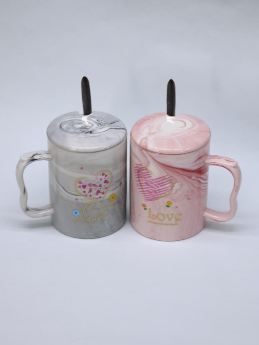 Набор кружек 2 шт. «Love you more than myself», (300 ml) 