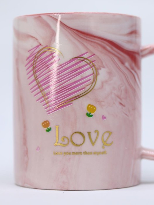 Набор кружек 2 шт. «Love you more than myself», (300 ml) 
