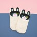 Носки "Котик", бежевые