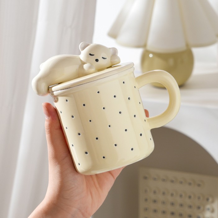 Кружка «Wake up the bear», yellow (400 ml) 