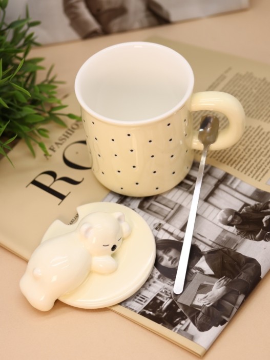 Кружка «Wake up the bear», yellow (400 ml) 