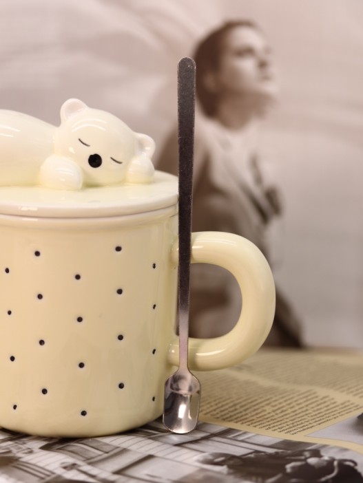 Кружка «Wake up the bear», yellow (400 ml) 