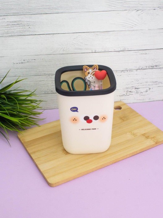 Подставка для канцелярских принадлежностей «Delicious food», white (16*12.2 см) 