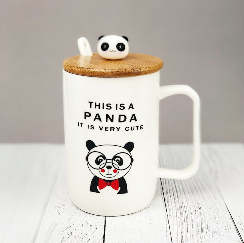 Кружка &quot;Panda glasses&quot; (450ml) 