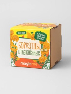 Набор для выращивания &quot;Экокуб Magicme &quot;Бархатцы&quot;