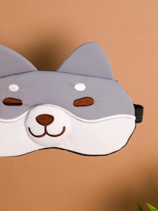 Маска для сна гелевая &quot;Head dog&quot;, gray 