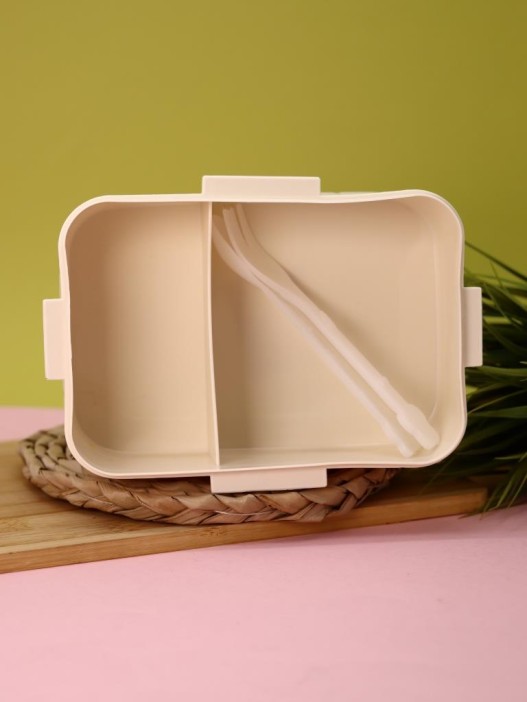 Ланчбокс "Bear and hare friends", pink, 1300 ml 