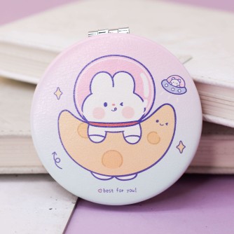 Зеркало "Hare astronaut", hung the moon