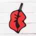 Бирка для багажа &quot;Lips&quot; 