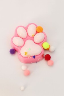 Мялка - антистресс «Нежная Таба ЛАПКА», розовая