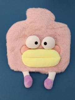 Грелка плюшевая &quot;Weirdos&quot;, pink, 1000 мл (20*20 см)