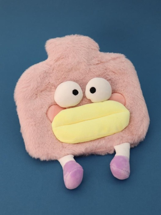 Грелка плюшевая &quot;Weirdos&quot;, pink, 1000 мл (20*20 см) 