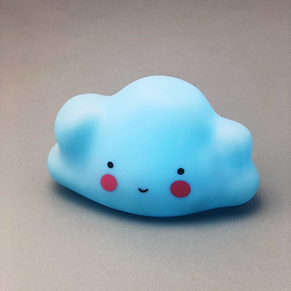 Ночник iLikeGift "Облачко", синий (13*8 см)