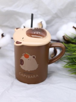 Кружка «Capybara and Strawberry», (400 ml)
