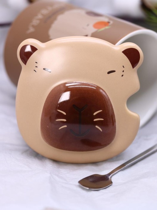 Кружка «Capybara and Strawberry», (400 ml) 