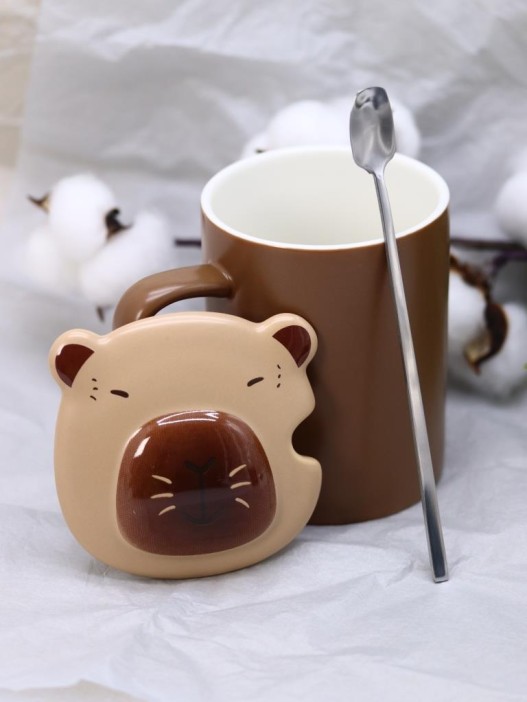 Кружка «Capybara and Strawberry», (400 ml) 