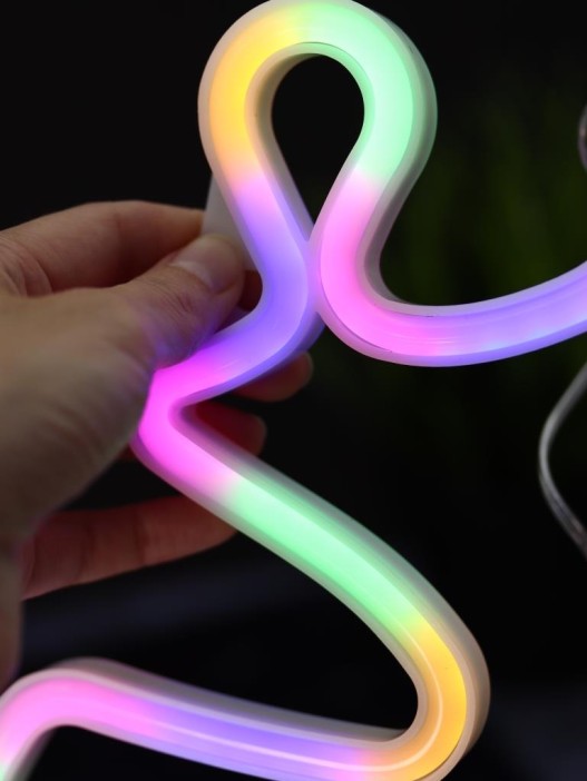 Неоновый подвесной ночник «Love», USB, свечение mix (35х13 см) 