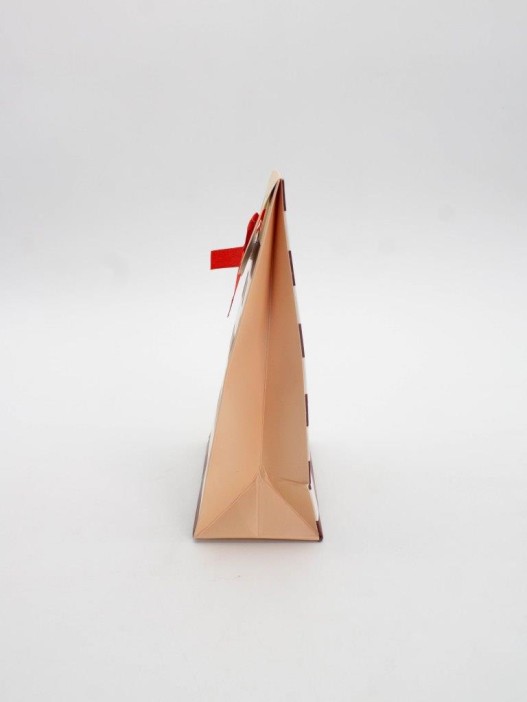 Пакет подарочный (XS) &quot;Many stripes&quot;, red (12x6x16) 