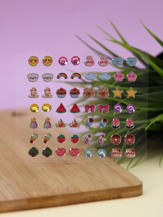 Наклейки для ушей &quot;Unicorn nails&quot; (11,5*24) 