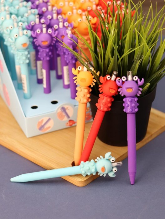 Ручка &quot;Funny crab&quot;, mix, шоу-бокс 36 шт. 