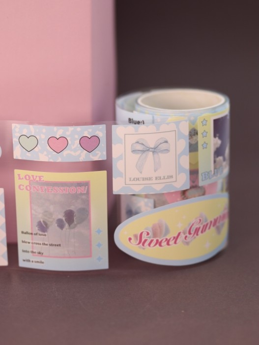 Набор наклеек &quot;Little cute things&quot;, blue, шоу-бокс 16 шт. 