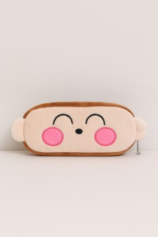 Пенал плюшевый "Monkey", brown (20*10 см)