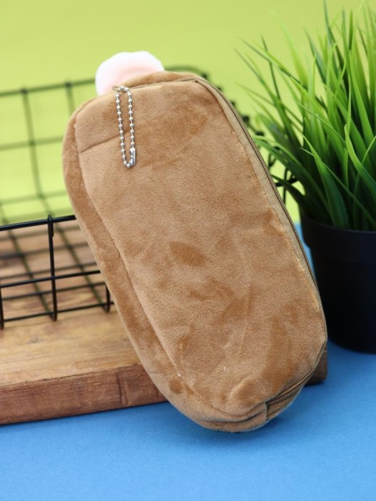 Пенал плюшевый &quot;Monkey&quot;, brown (20*10 см) 