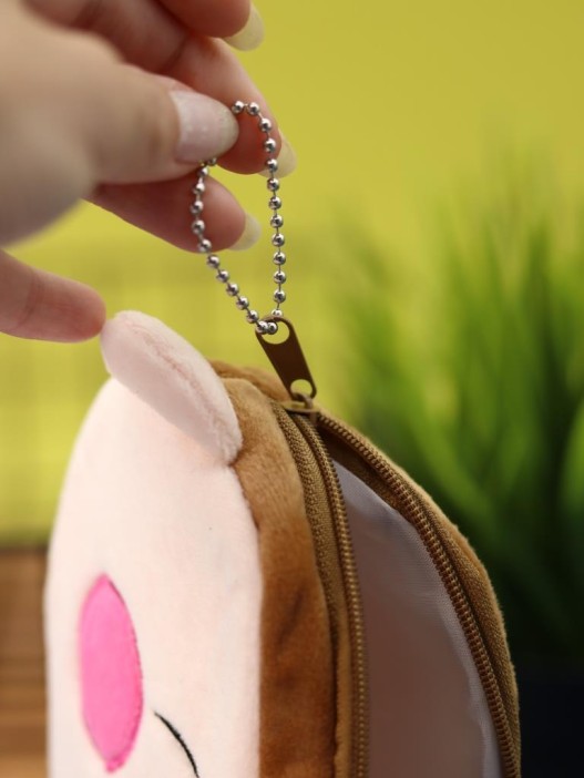 Пенал плюшевый &quot;Monkey&quot;, brown (20*10 см) 