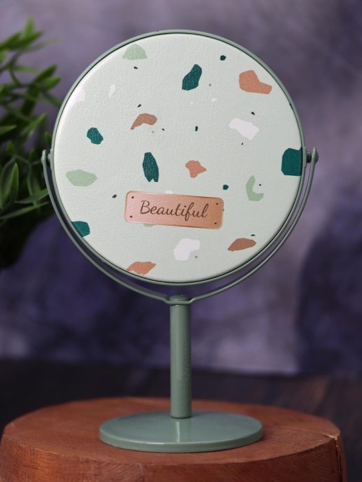 Зеркало настольное на ножке &quot;Beautiful&quot;, green (18*10,5 см) 
