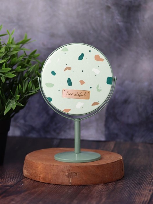 Зеркало настольное на ножке &quot;Beautiful&quot;, green (18*10,5 см) 