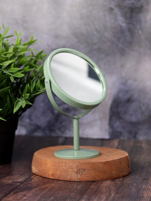 Зеркало настольное на ножке &quot;Beautiful&quot;, green (18*10,5 см) 