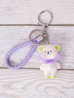 Брелок «Bear bow», white