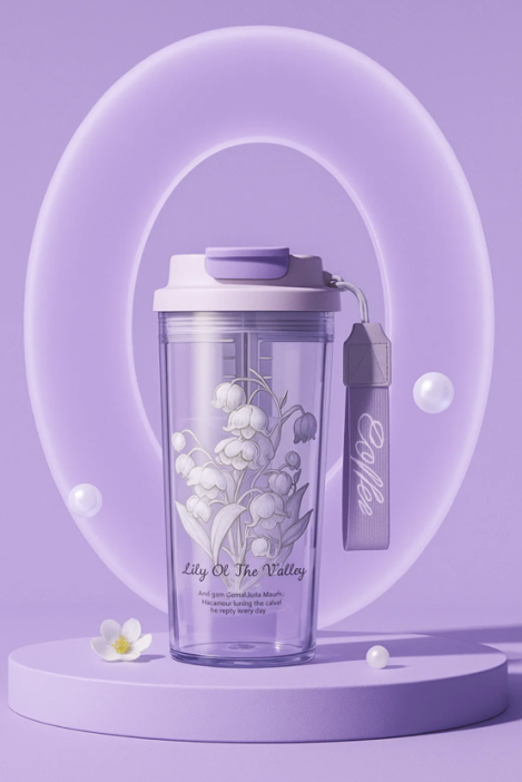 Тамблер &quot;Coffee to go&quot;, purple (600 мл) 