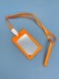 Держатель для карт с шнурком &quot;Clear color&quot;, orange (11*7 см) 